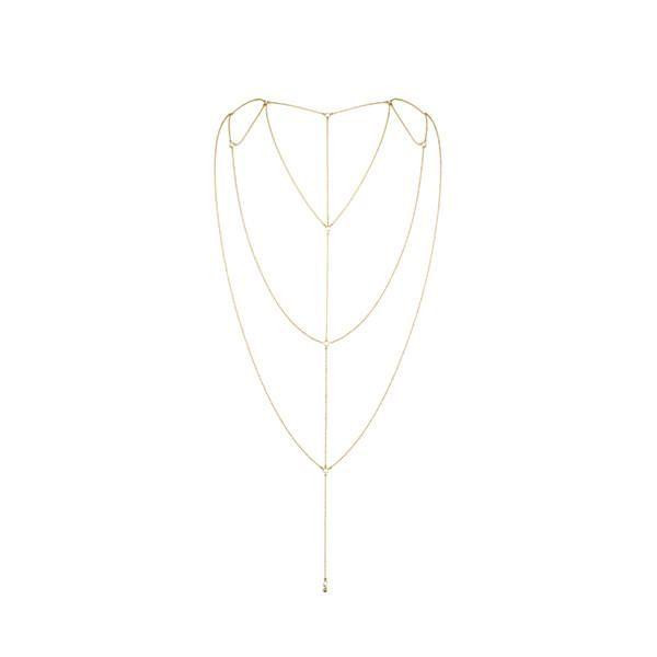 Bijoux Indiscrets Цепочка для спины Magnifique Back and Cleavage Chain - Gold (SO2657) - зображення 1