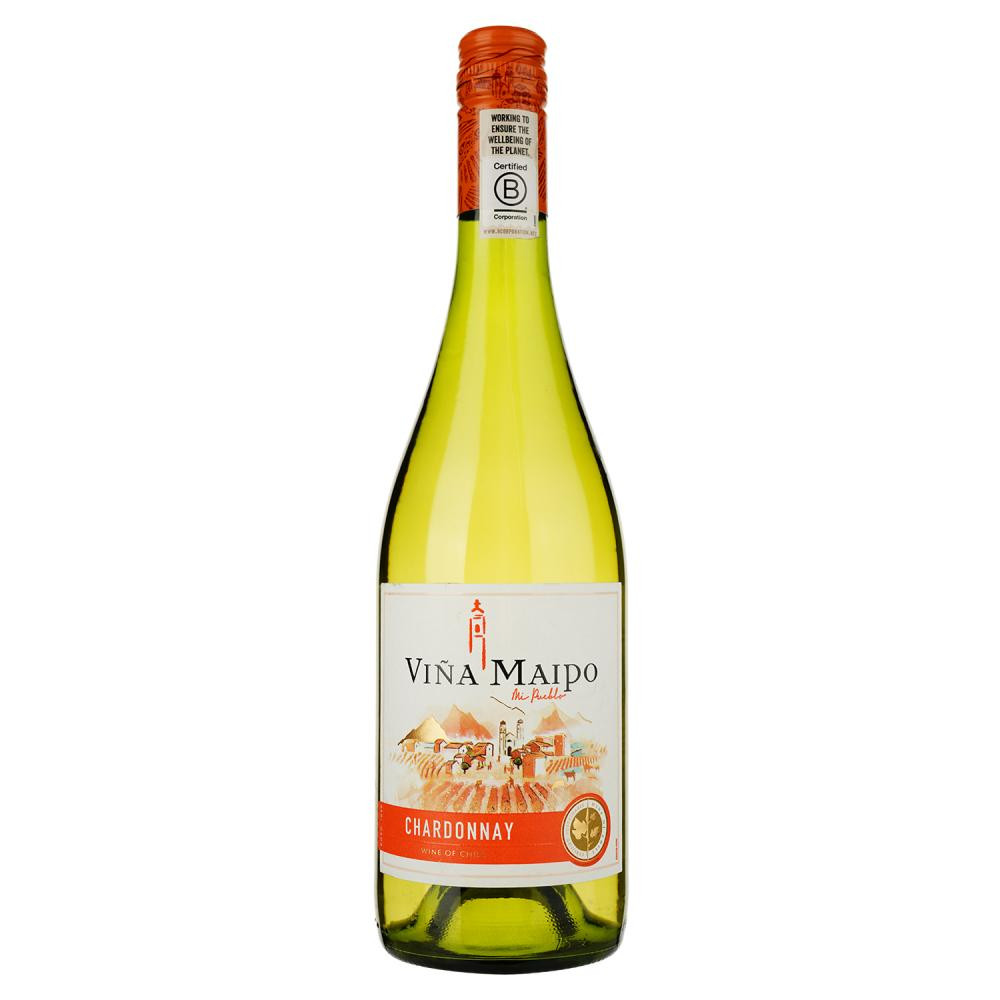 Vina Maipo Вино  Mi Pueblo Chardonnay, 0,75 л (7804320208039) - зображення 1