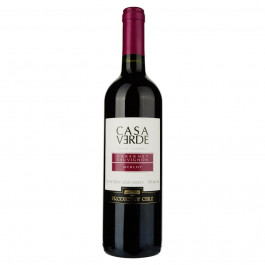 Casa Verde Вино  Cabernet Sauvignon/Merlot червоне напівсолодке 12% 0.75 л (7808765712533)