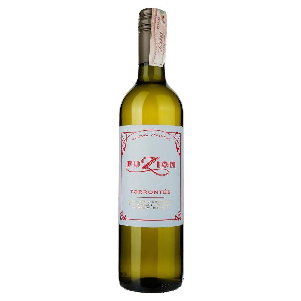 Fuzion Wines Торронтес белое 0,75л (7791728003291) - зображення 1
