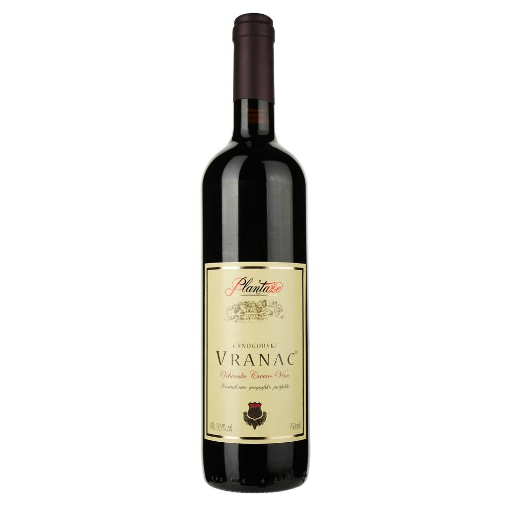 Plantaze Вино Vranac красное сухое 0.75 л 13% (3899003001001) - зображення 1