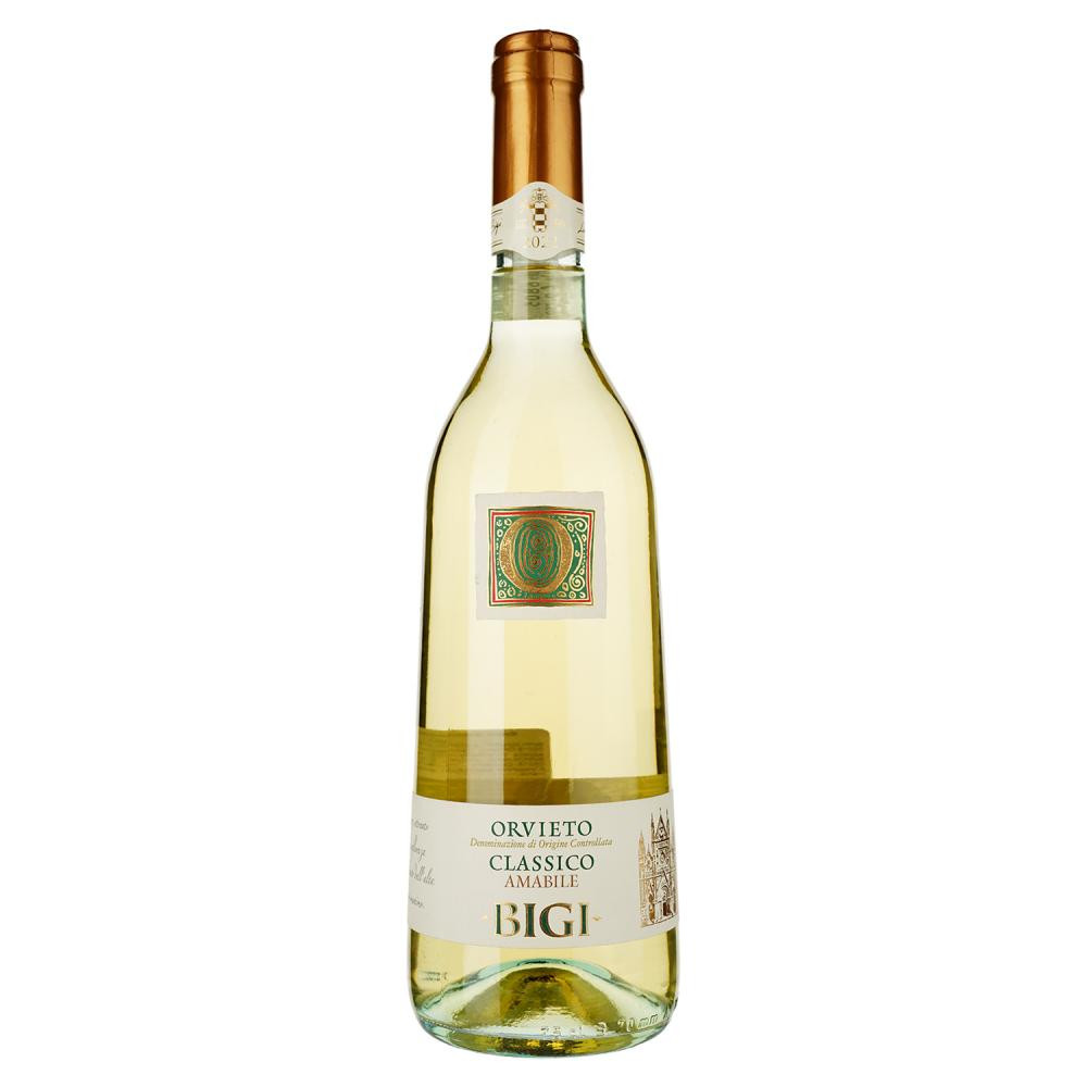 Bigi Вино Орвієто Класико Амабілі біле 0,75л (8000100646322) - зображення 1
