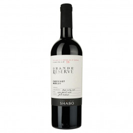 Shabo Вино  Grande Reserve Каберне - Мерло сухое красное 0.75 л 13.3% (4820070404272)