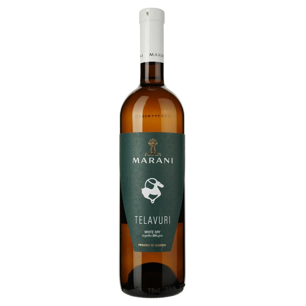 Marani Вино Марани Телавури белое сухое 0.75 л 12.5% (4867616060370) - зображення 1