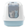 Moderna Trendy Cat - закрытый туалет Модерна с фильтром и лопаткой Светло-голубой (C235363BE) - зображення 2