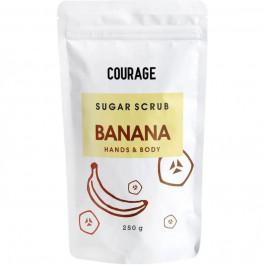   Courage Цукровий скраб для рук і тіла  Sugar Scrub Banana 250 г