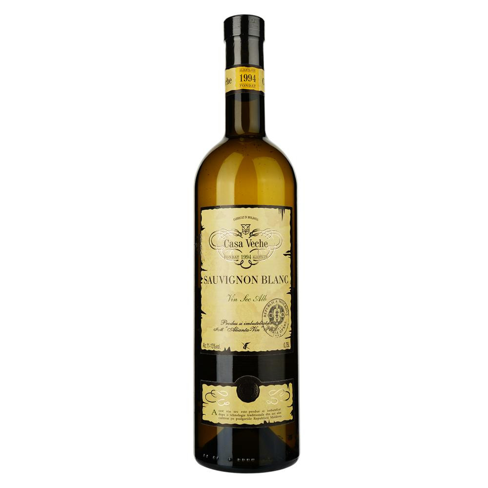 Casa Veche Вино Совиньон Блан  белое сухое Алианца Вин 0,75 0,75 л 9-11% (4840042000363) - зображення 1