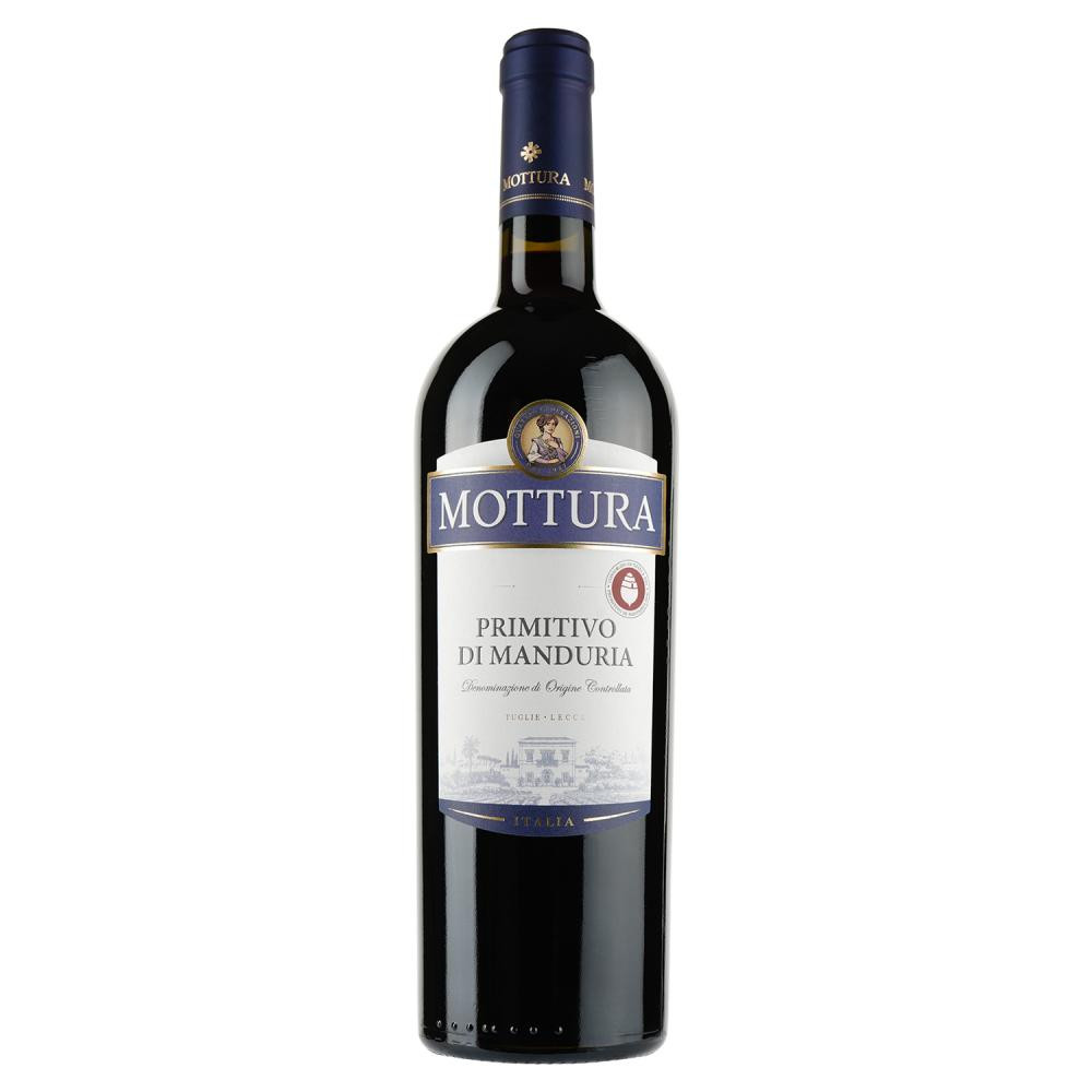 Mottura Вино  Primitivo Di Manduria Doc Vini Del Salento, червоне сухе 11-14.5%, 750 мл (8006853000343) - зображення 1