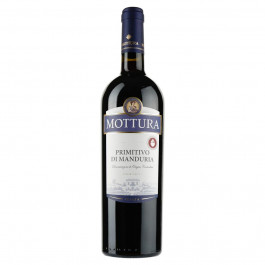 Mottura Вино  Primitivo Di Manduria Doc Vini Del Salento, червоне сухе 11-14.5%, 750 мл (8006853000343)