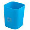 BuroMax Стакан пластиковый  RUBBER TOUCH для письменных принадлежностей, голубой (BM.6352-14) - зображення 1