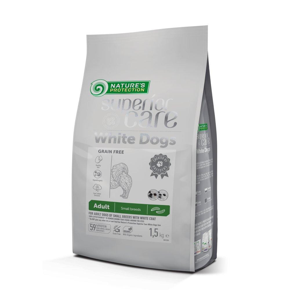 Nature's Protection Superior Care White Dogs Grain Free Adult Small & Mini Breeds Insect - зображення 1