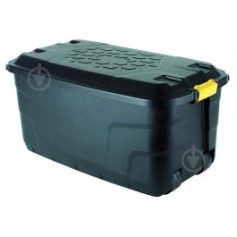 Strata Ящик для зберігання  з колесами чорний 110 л 420x505x770 мм (5021711055979)