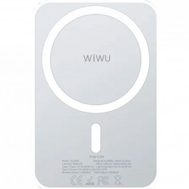 WIWU Snap Cube Magnetic Wireless Charging 5000mAh White