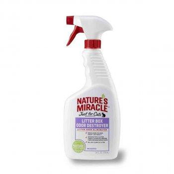 Nature's Miracle Спрей 8in1 для усунення запахів туалету котячого NM Litter Box Odor Destr 709 мл 680205/5552 USA - зображення 1