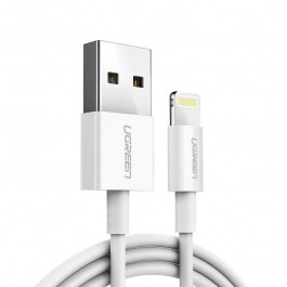 UGREEN US155 USB2.0 AM/Lightning 2m White (20730)