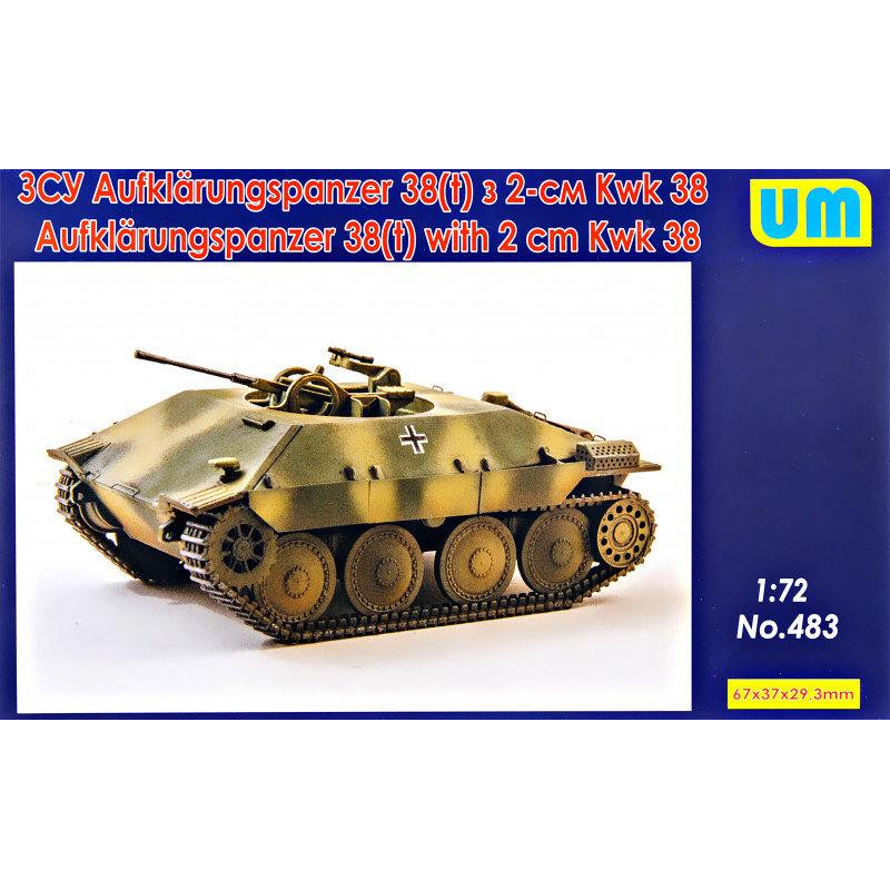 UniModels Разведывательный танк 38 (т) с 2 см KwK 38 (UM483) - зображення 1