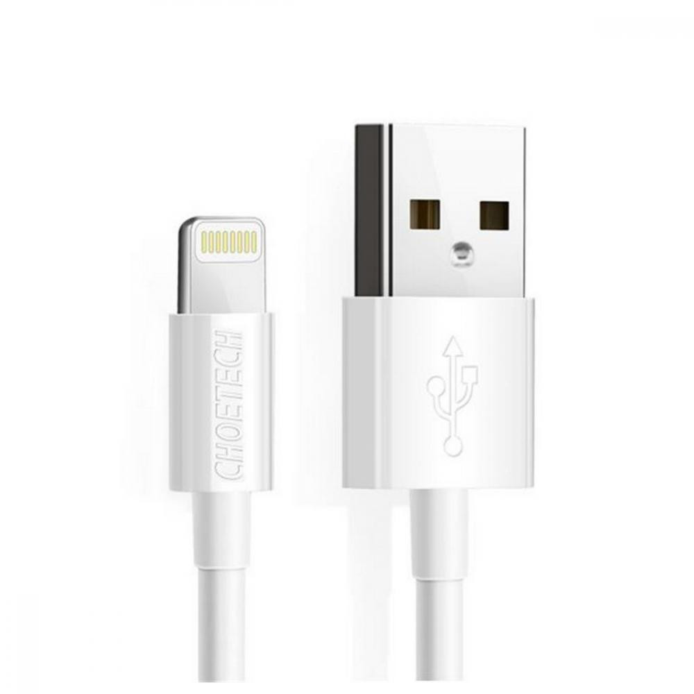 Choetech USB 2.0 AM to Lightning 1.2m White (IP0026-WH) - зображення 1