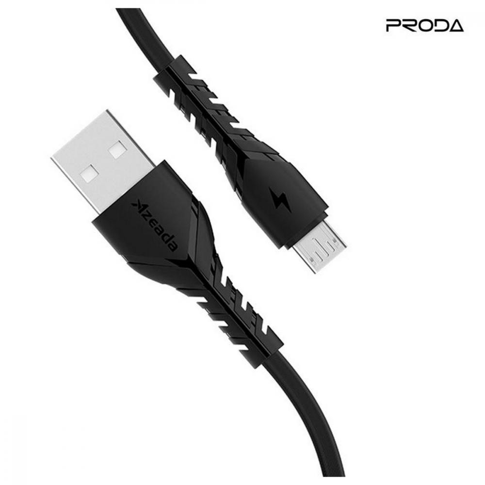 Proda PD-B47m Micro USB Quick Charge Black (PD-B47m-BK) - зображення 1