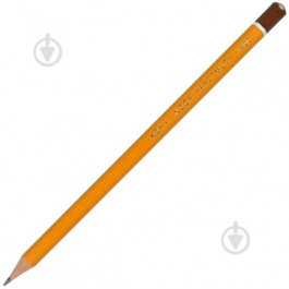 Koh-i-noor Набор графитных карандашей  4H без ластика корпус Желтый 12 шт (1500.4H)