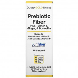 California Gold Nutrition Prebiotic Fiber Plus, 3*6.3 грамм
