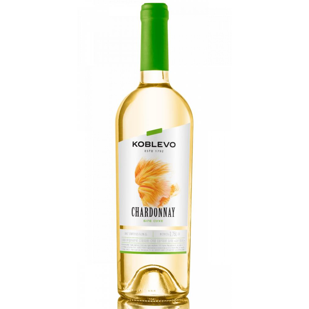 Коблево Вино  Бордо Шардоне біле сухе 0.75 л 9.5-14% (4820004925033) - зображення 1
