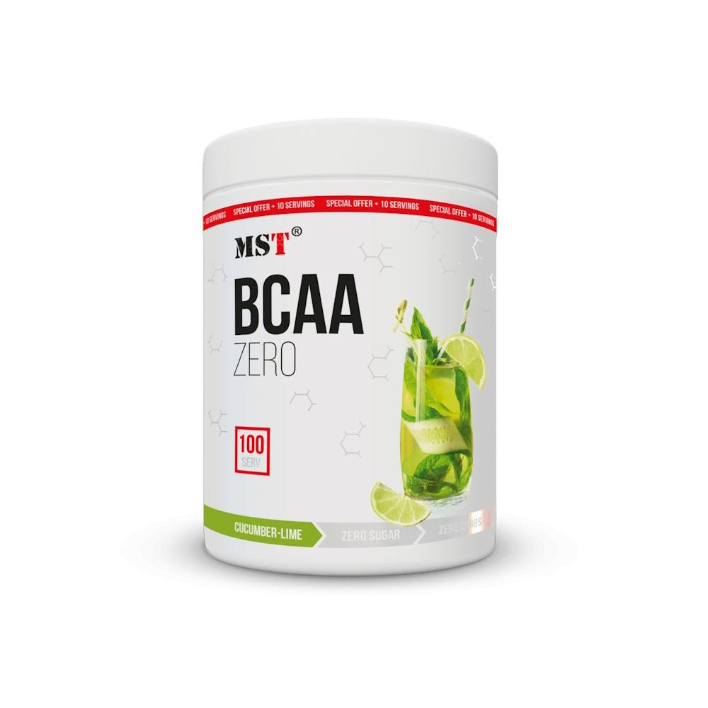 MST Nutrition BCAA Zero 600 g /100 servings/ Cucumber Lime - зображення 1