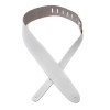 Planet waves PW25BL02 Basic Classic Leather Guitar Strap, White - зображення 1