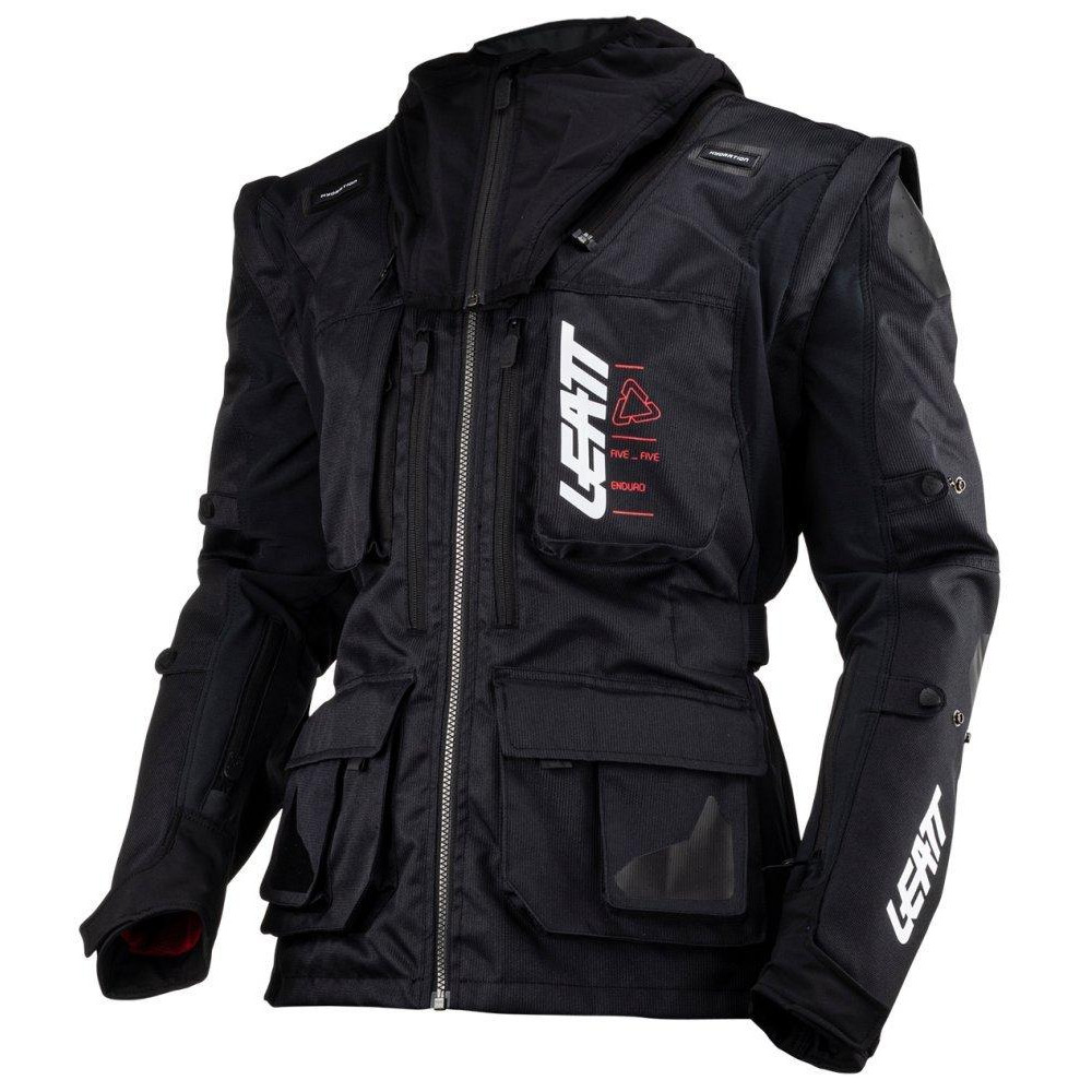 LEATT Мотокуртка LEATT Moto 5.5 Enduro Jacket Black XL - зображення 1