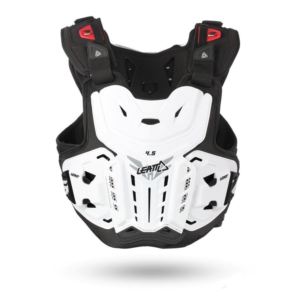 LEATT Мотозахист тіла LEATT Chest Protector 4.5 White - зображення 1