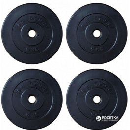 RN Sport 20 кг (4x5)дисков, покрытых пластиком (31 мм) (51 мм) (RNbitset20)
