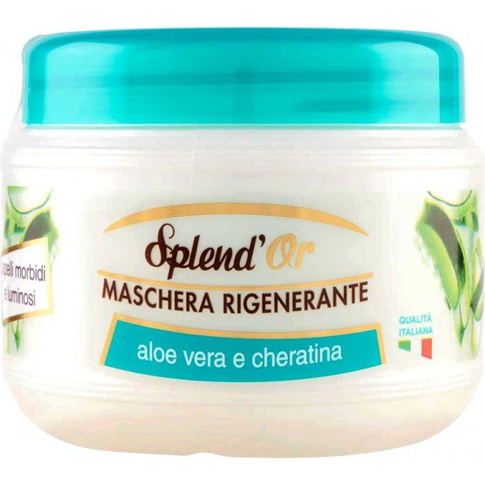 Splend'Or Регенерувальна маска для волосся  Maschera Rigenerante Aloe Vera e Cheratina Алое вера та кератин 50 - зображення 1