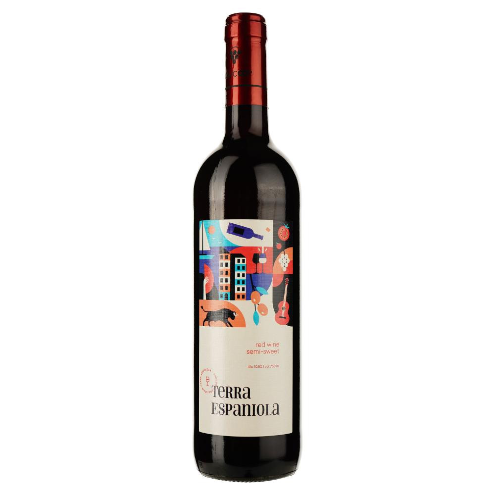 Terra Espaniola Вино  червоне напівсолодке, 0,75 л (8437023295298) - зображення 1