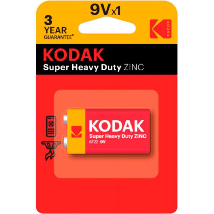 Kodak Krona bat(9V) Alkaline 1шт XTRALIFE (887930953435) - зображення 1