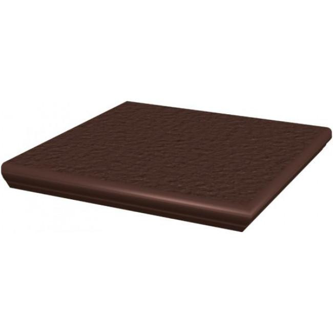 Paradyz NATURAL BROWN KAPINOS STOPNICA NAROZNA DURO 33x33 - зображення 1