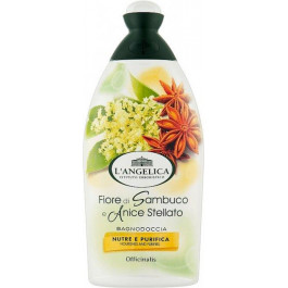 L'Angelica Гель-піна для душу та ванни  Bath & Shower Gel Fiore di Sambuco e Anice Stellato Бузина та аніс 500 