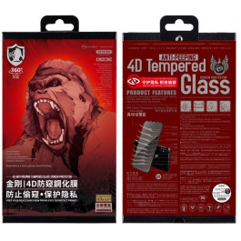 WEKOME Tempered Glass Kingkong 3D Curved for iPhone 8 Plus/iPhone 7 Plus Black (WTP-012)