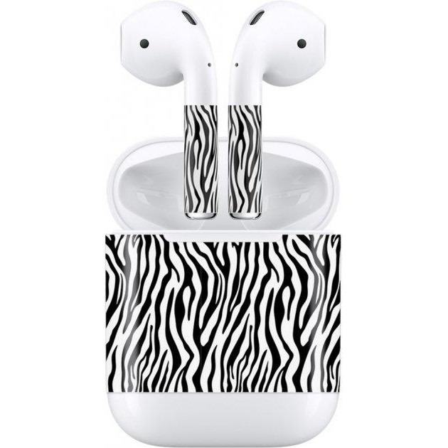 AHASTYLE Наклейки  для Apple AirPods "zebra" (AHA-01130-ZBR) - зображення 1