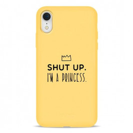 Pump Silicone Minimalistic Case for iPhone XR I'm a Princess (PMSLMNXR-13/2)