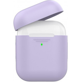 AHASTYLE Силиконовый чехол  дуо для Apple AirPods Lavender (AHA-02020-LVR)