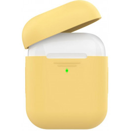   AHASTYLE Силиконовый чехол  дуо для Apple AirPods Yellow (AHA-02020-YLW)