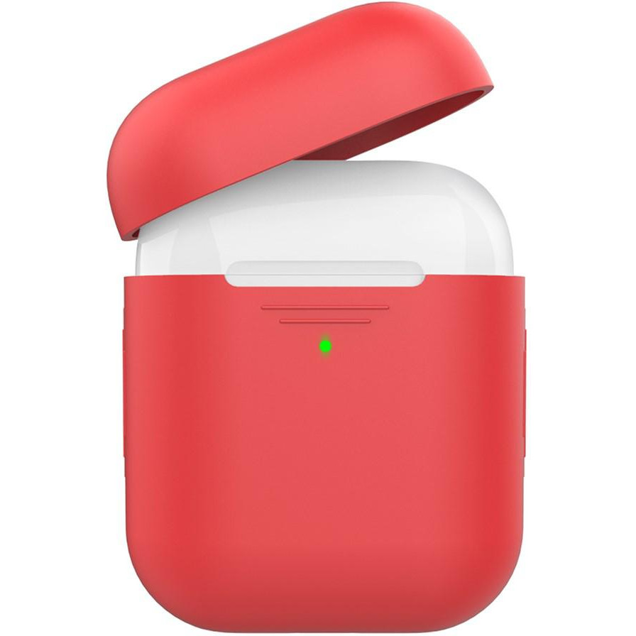 AHASTYLE Силиконовый чехол  дуо для Apple AirPods Red (AHA-02020-RED) - зображення 1