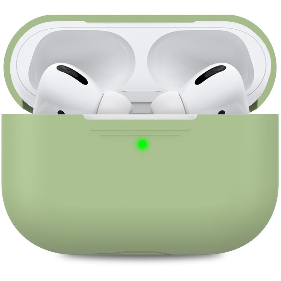 AHASTYLE Силиконовый чехол  для Apple AirPods Pro Green (AHA-0P300-GRN) - зображення 1