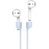 AHASTYLE Магнитный силиконовый ремешок  для Apple AirPods Light blue (AHA-01740-LBL) - зображення 1