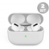 AHASTYLE Никелевые защитные наклейки  для Apple AirPods Pro Серебристые (AHA-01680-SLR) - зображення 1