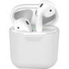 AHASTYLE Классический силиконовый чехол  для Apple AirPods с зарядным футляром White (AHA-00020-WHT) - зображення 1