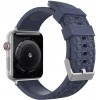 AHASTYLE Ремінець  для Apple Watch 38-40 мм Dark Blue (AHA-0W340-NBL) - зображення 1
