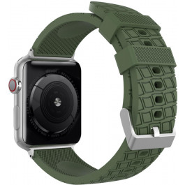 AHASTYLE Ремінець  для Apple Watch 38-40 мм Dark Olive Green (AHA-0W340-DOG)