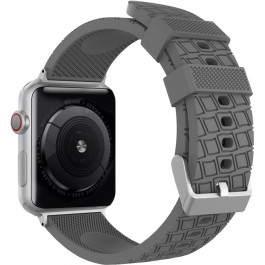 AHASTYLE Ремінець  для Apple Watch 38-40 мм Gray (AHA-0W340-GRY)