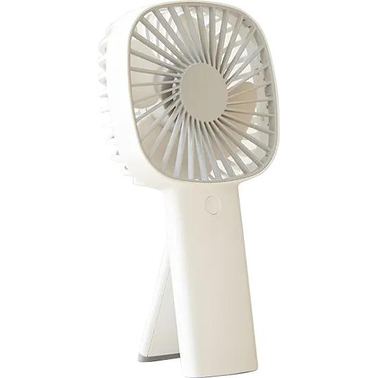 POUT HANDS 6 Portable Mini Fan - Cotton White (POUT-02101CW) - зображення 1
