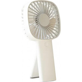 POUT HANDS 6 Portable Mini Fan - Cotton White (POUT-02101CW)